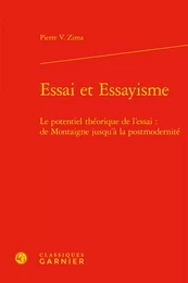 Essai et Essayisme