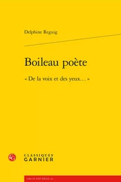 Boileau poète