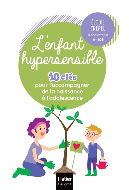 L'enfant hypersensible - 10 clés pour l'accompagner de la naissance à l'adolescence - Élodie Crépel - HATIER PARENTS