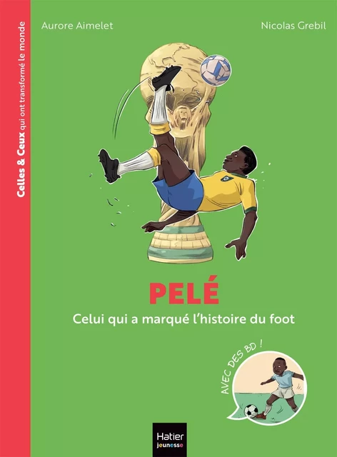 Celles et ceux qui ont transformé le monde - Pelé - Aurore Aimelet - HATIER JEUNESSE