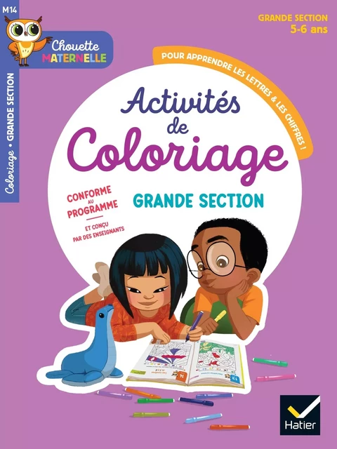 Chouette Maternelle - Activités de coloriage GS - 5 ans - Marie-Françoise Mornet, Buster Bone - HATIER