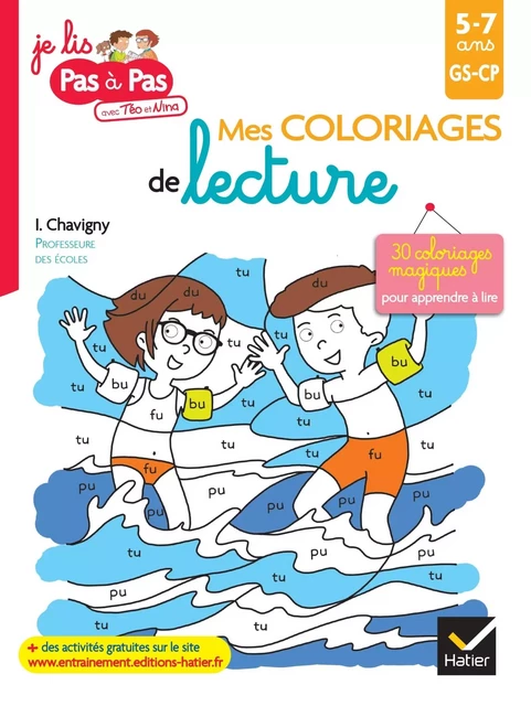 Mes coloriages de lecture GS-CP - Isabelle Chavigny, Marie-Hélène Van Tilbeurgh - HATIER