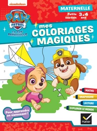 Mon coloriage magique Pat'Patrouille PS - 3 ans