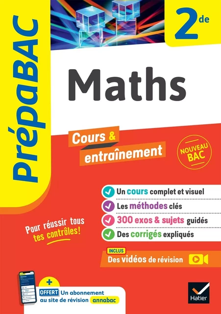 Prépabac - Maths 2de - Jean-Dominique Picchiottino - HATIER