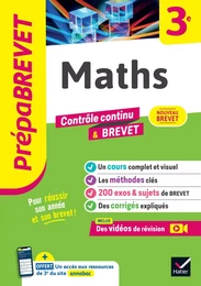 Prépabrevet - Maths 3e - Brevet 2025