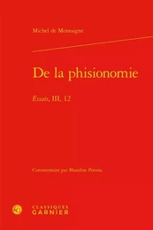 De la phisionomie