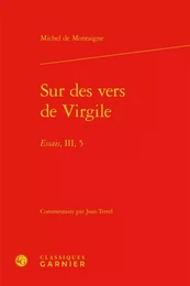 Sur des vers de Virgile