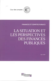 La situation et les perspectives des finances publiques - Juin 2010