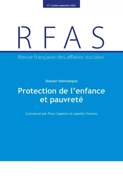 Protection de l'enfance et pauvreté - Gwen Le Goff, Julien Lévy, Mauricio Amanda - DOC FRANCAISE