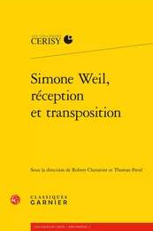 Simone Weil, réception et transposition