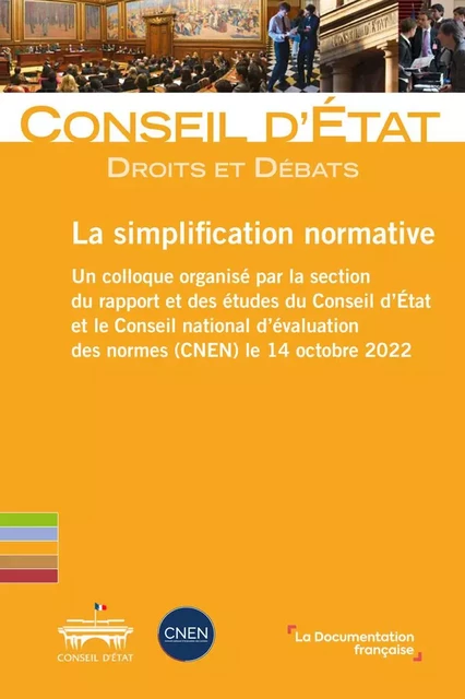 La simplification normative -  Conseil D Etat - DOC FRANCAISE