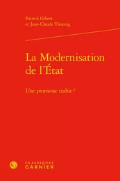 La Modernisation de l'État