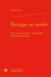 Étranger au monde