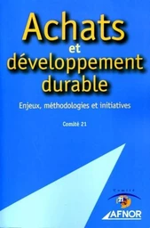 Achats et développement durable