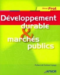 Développement durable et marchés publics