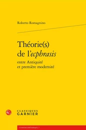 Théorie(s) de l'ecphrasis