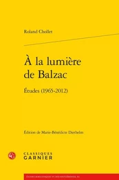 À la lumière de Balzac