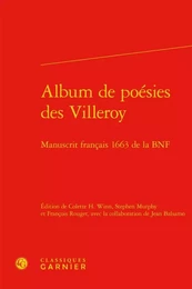 Album de poésies des Villeroy