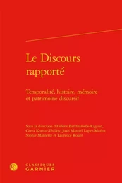 Le Discours rapporté