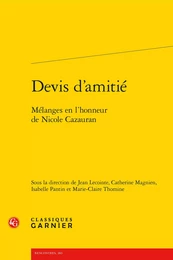 Devis d'amitié