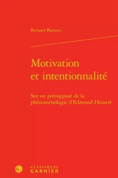 Motivation et intentionnalité