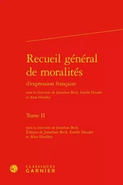 Recueil général de moralités