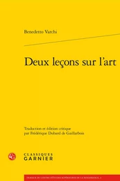 Deux leçons sur l'art