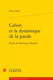 Calvin et la dynamique de la parole