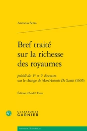 Bref traité sur la richesse des royaumes