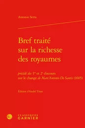 Bref traité sur la richesse des royaumes