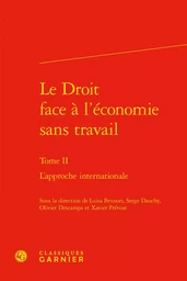 Le Droit face à l'économie sans travail