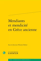 Mendiants et mendicité en Grèce ancienne