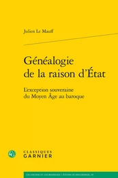 Généalogie de la raison d'État