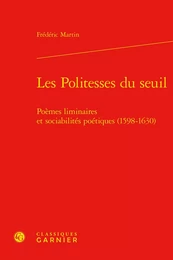 Les Politesses du seuil