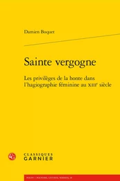 Sainte vergogne