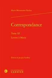 Correspondance