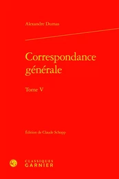 Correspondance générale