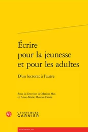 Écrire pour la jeunesse et pour les adultes