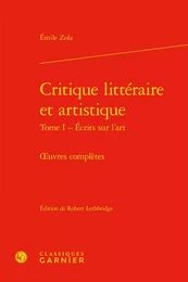 Critique littéraire et artistique