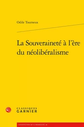 La Souveraineté à l'ère du néolibéralisme