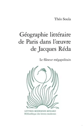 Géographie littéraire de Paris dans l'oeuvre de Jacques Réda