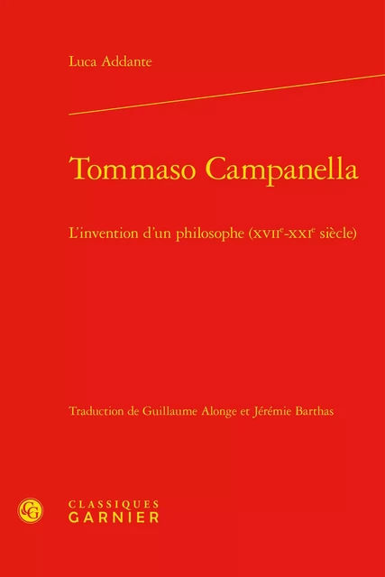 Tommaso Campanella - Luca Addante - CLASSIQ GARNIER