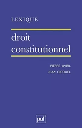 Lexique / droit constitutionnel