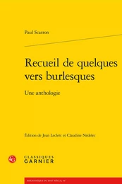 Recueil de quelques vers burlesques