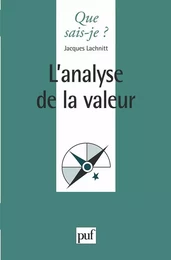 L'analyse de la valeur