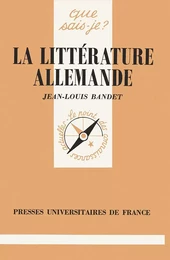 La littérature allemande