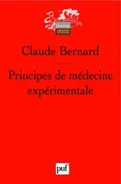 Principes de médecine expérimentale