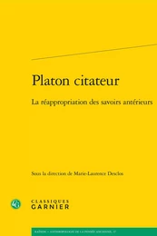 Platon citateur