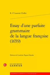 Essay d'une parfaite grammaire de la langue françoise (1659)