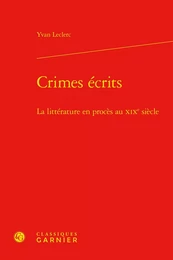 Crimes écrits